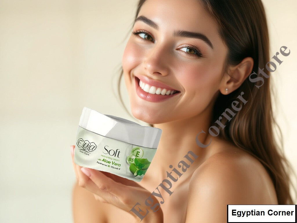 4x Eva Skin Moisturizing Cream With Aloe Vera Panthenol Extreme Soften Skin 50 g4