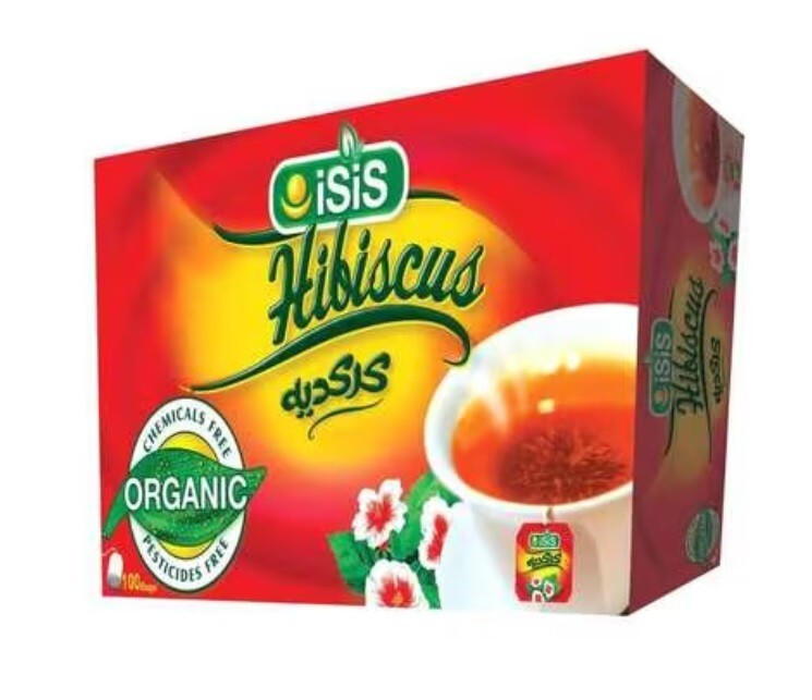600 Tea Bags Isis Egyptian Hibiscus Herbal  Organic All Natural ايزيس كركدية3