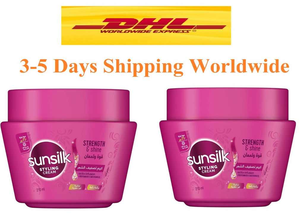 2X Sunsilk Styling Cream Strength &Shine Hair Non Oily Formula 210 ml Each0