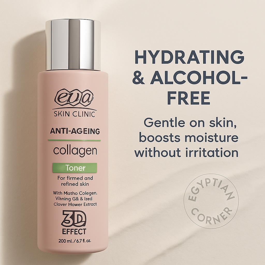 2 Eva Skin Clinic Anti Aging Collagen Toner 3D Effect With Vit B For Firm Skin3