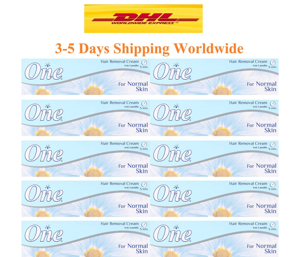 10x One Hair Removal Cream Natural With Lanolin Unisex For Normal Skin 140 gm0