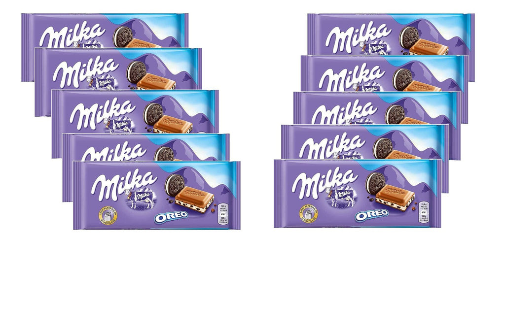 10 Milka Chocolate Oreo Bars 1 Kg Chocolate 2.2 Ib. Fast Worldwide Shipping5