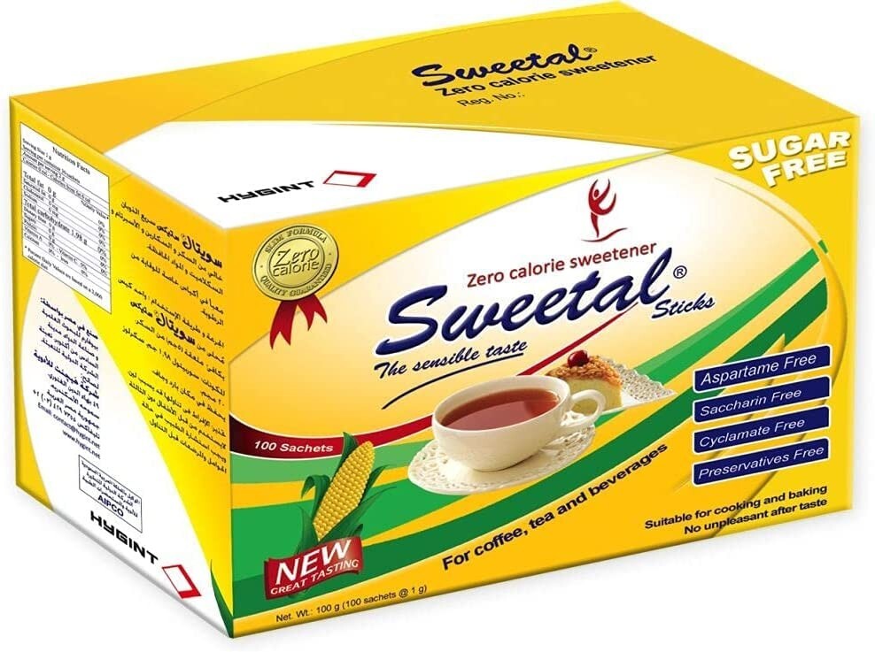 Sweetal Sugar Free Sweetener No Calories Stevia 300 Sachets Sugar Substitute2