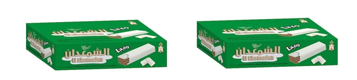 El Shamadan Egyptian Wafer Biscuits With White Chocolate 24 Piece  الشمعدان0