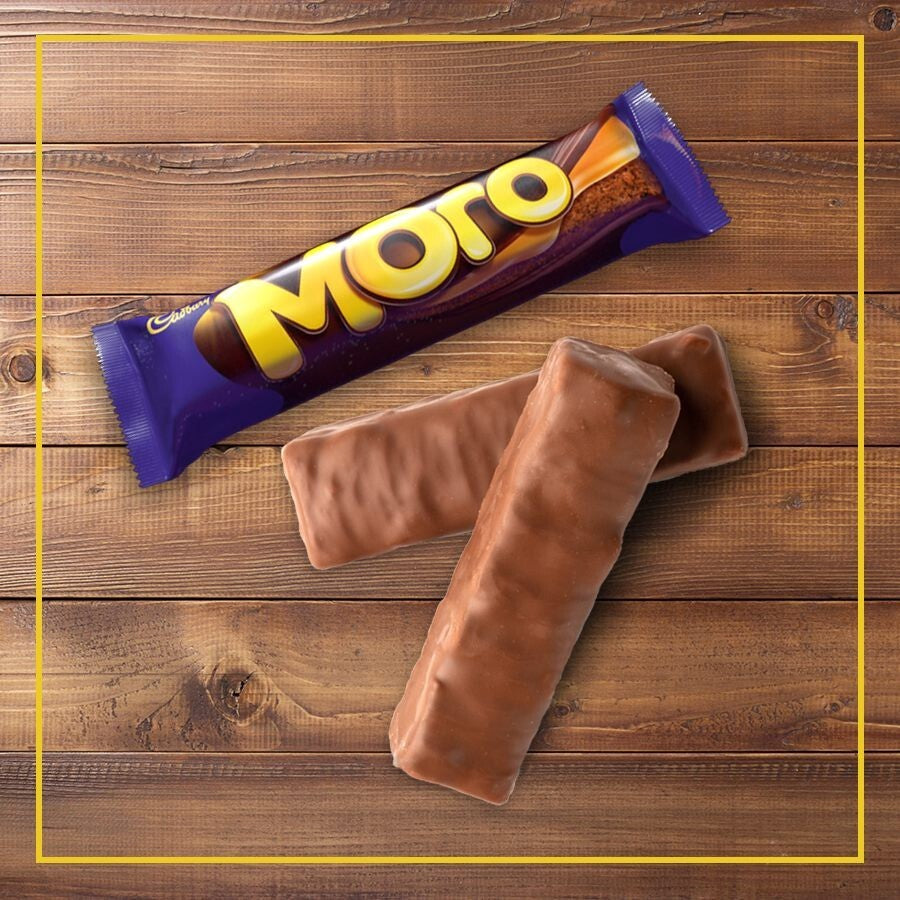 24 Piece Cadbury Moro Caramel Nougat Chocolate Bar 38 gm Each Free Fast Shipping2