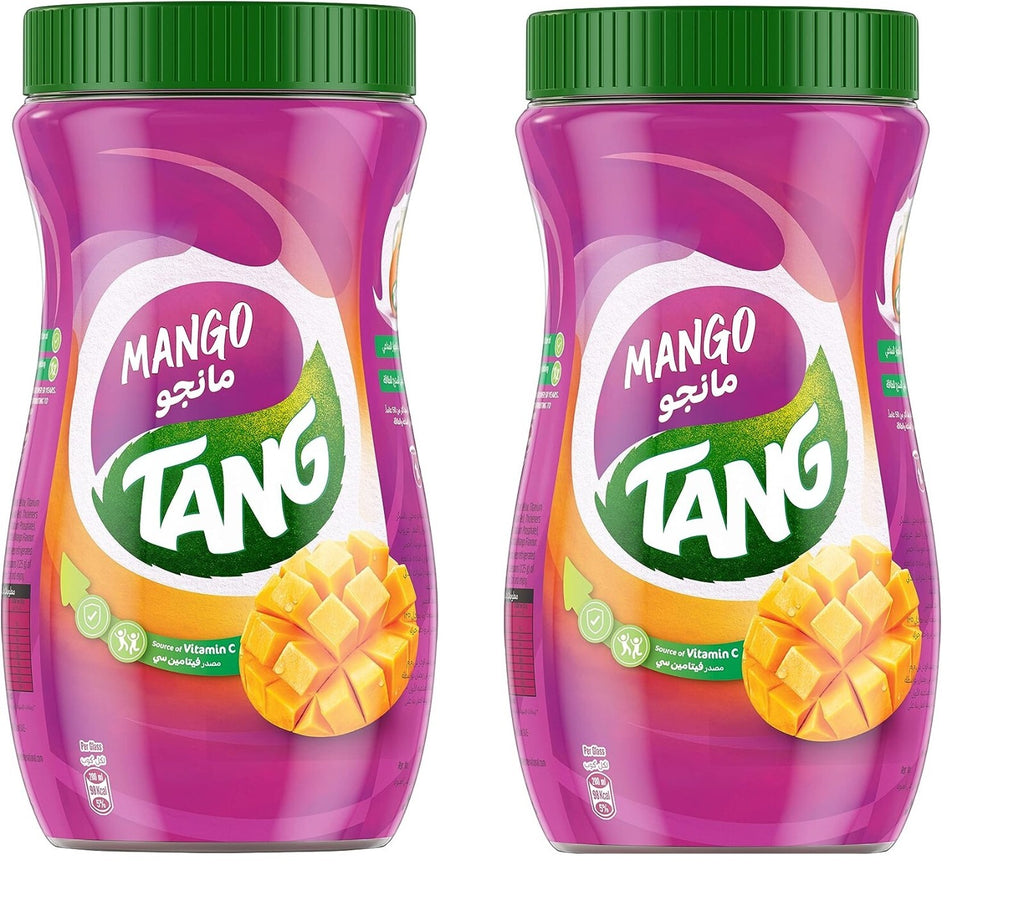 2X Tang Powder Drink  Jar Mango Flavor Vitamin C Juice 450 ml Each Fast Shipping0