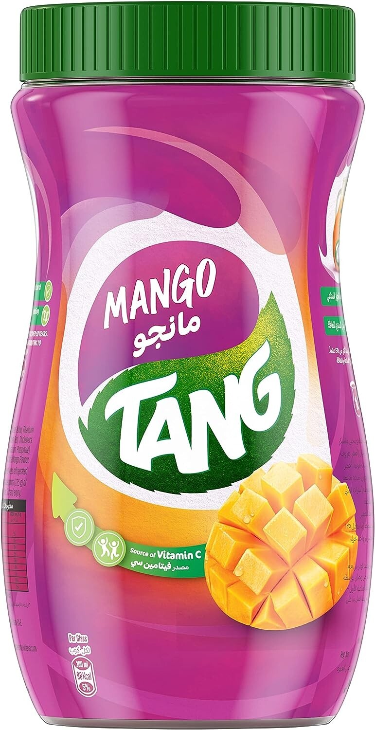 2X Tang Powder Drink  Jar Mango Flavor Vitamin C Juice 450 ml Each Fast Shipping1