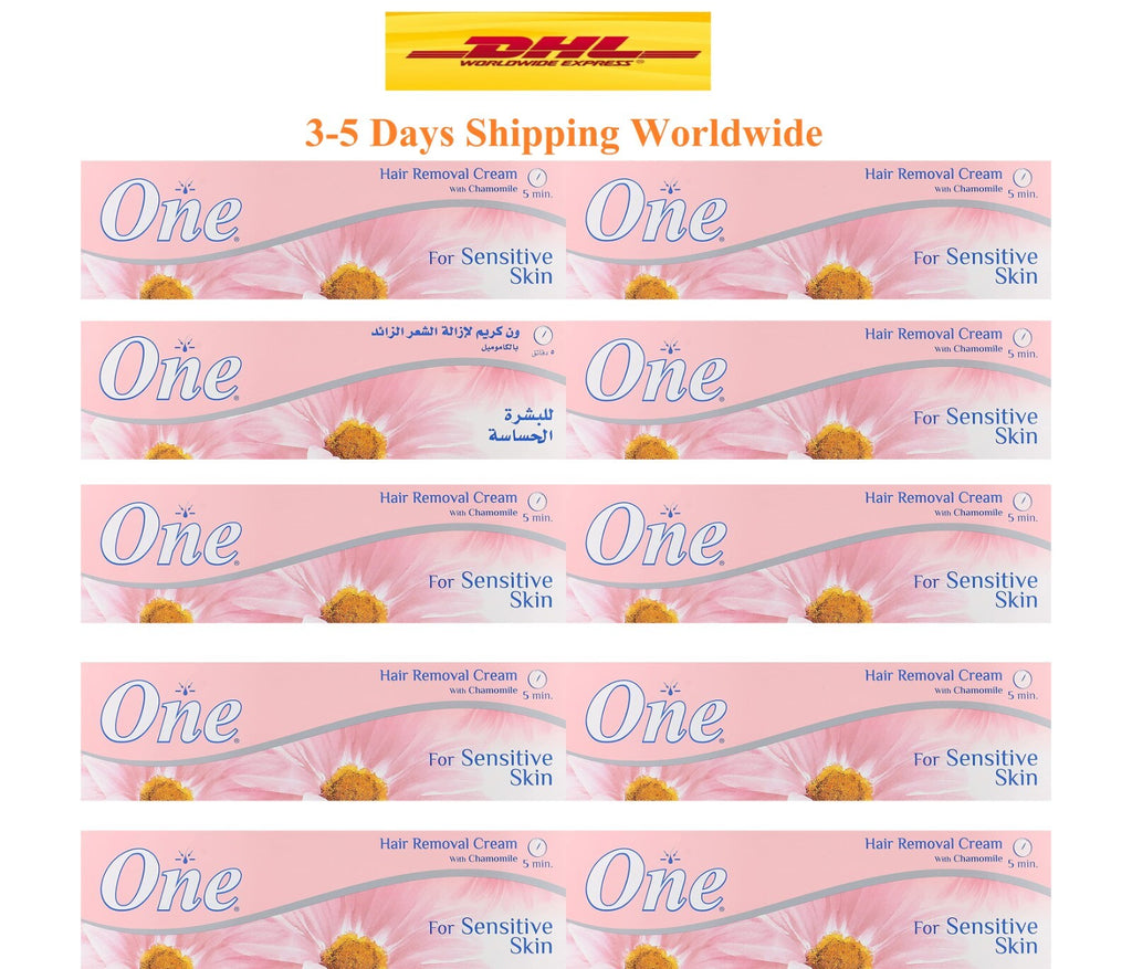 10x One Hair Removal Cream With Chamomile Unisex For Sensitive Skin 140 gm0