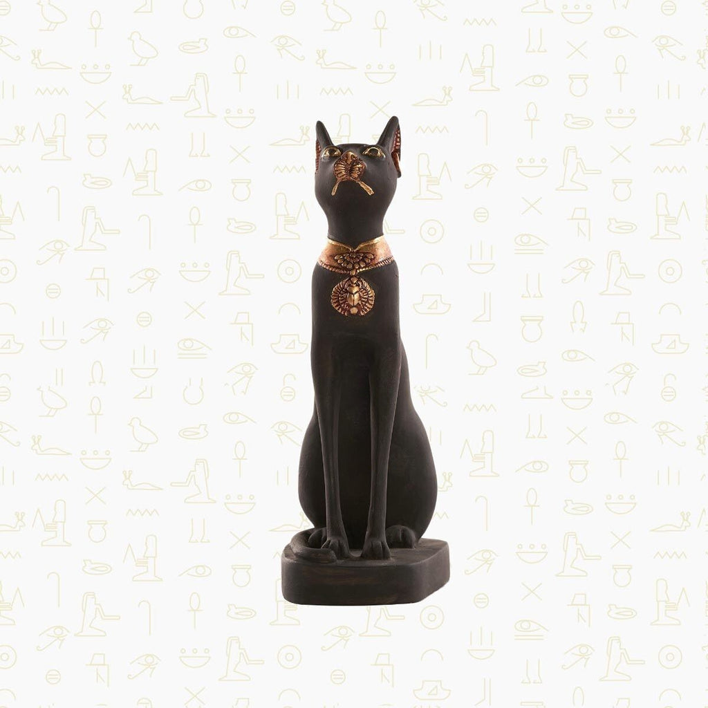 Rare Ancient Egyptian Antique Goddess Bastet Cat Pharaoh Statue Museum Replica1