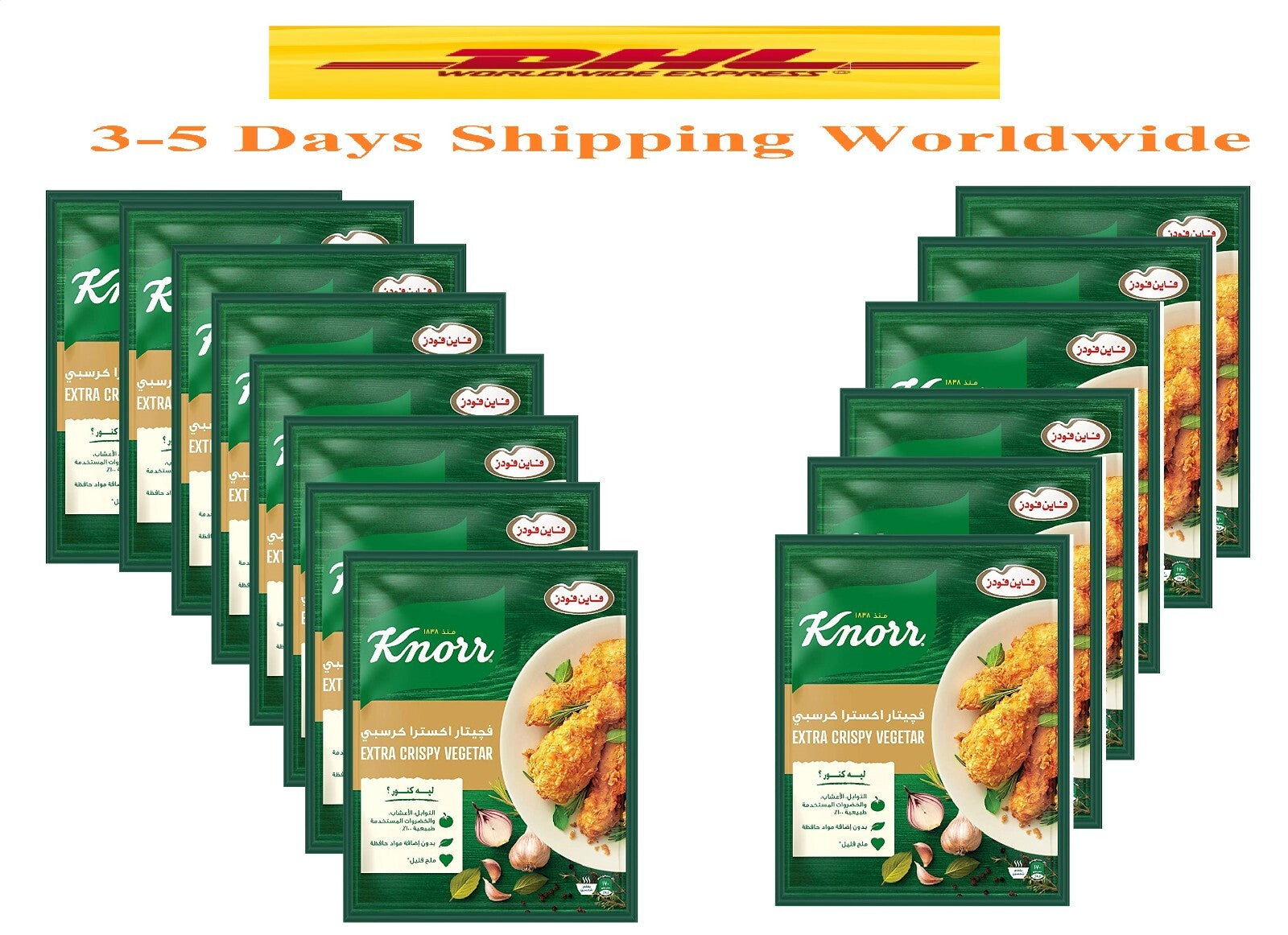 24 x Knorr Extra Crispy Fried Chicken Spicy Breadcrumbs With Spices& Herbs0