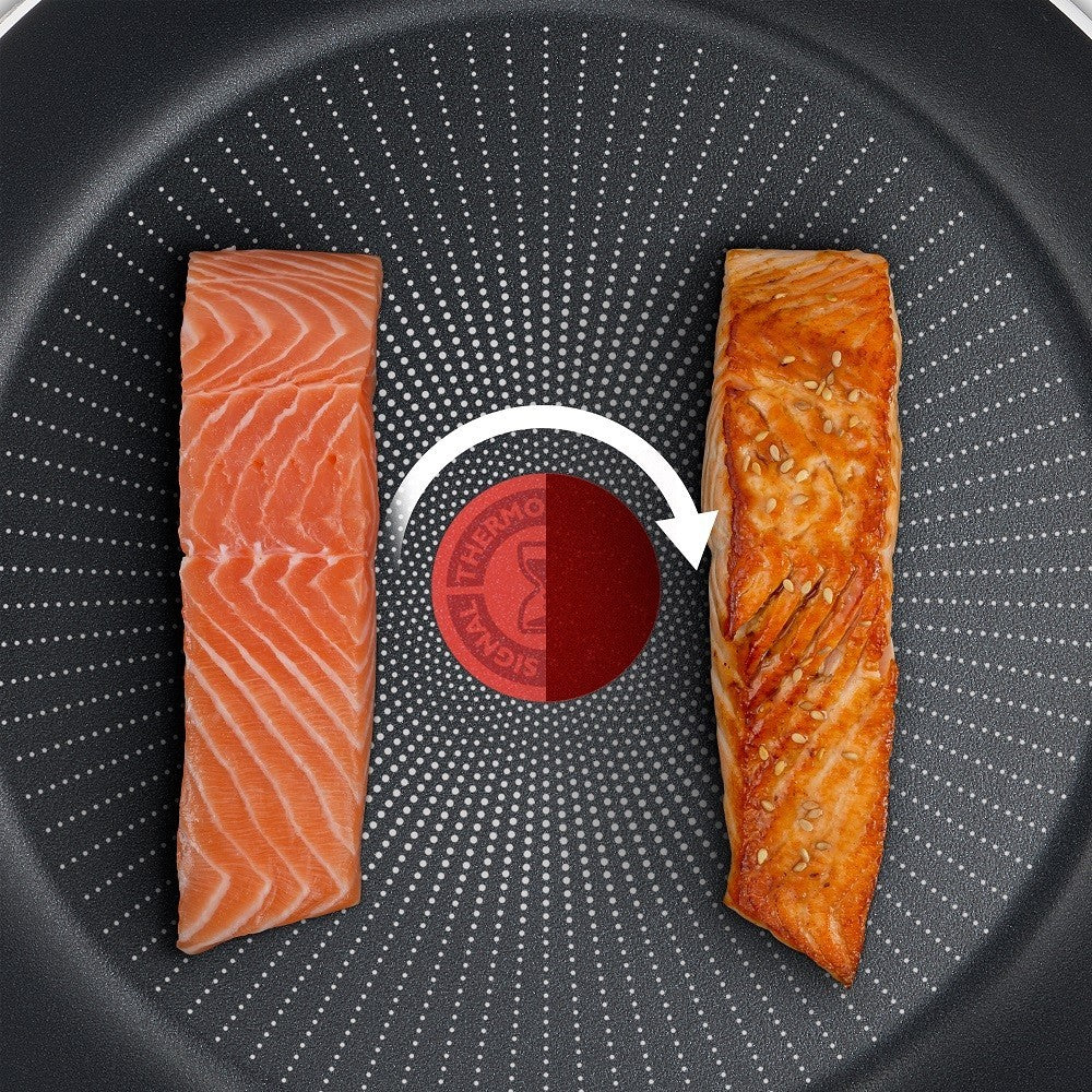 2 Tefal Expert Cooking Pot &Lids Double Titanium Non Stick  Coated In France Red9