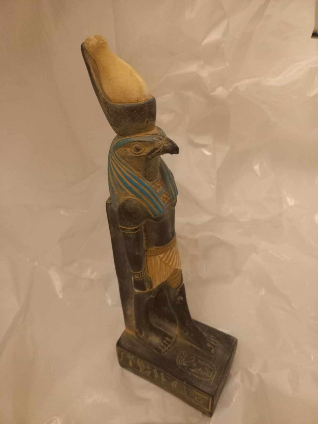 Ancient Egyptian King Horus Pharaonic Statue Handmade Stone Antique Meduim Size7