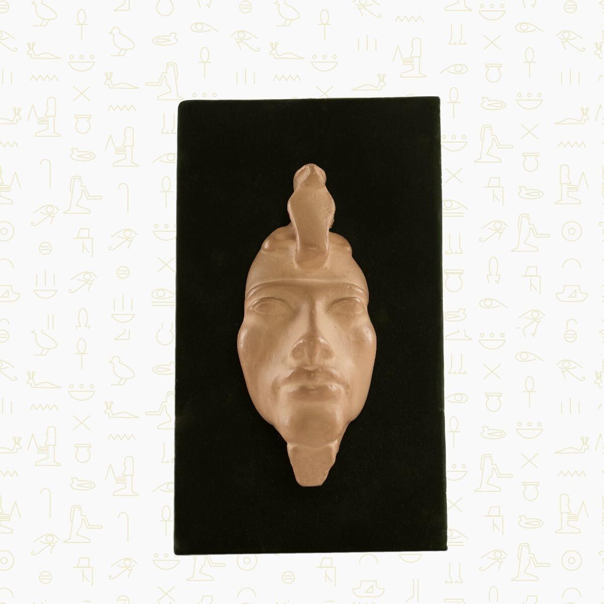 Rare Antique Ancient Egyptian Akhenaten's Face Sculpture Authenticity Certificat1