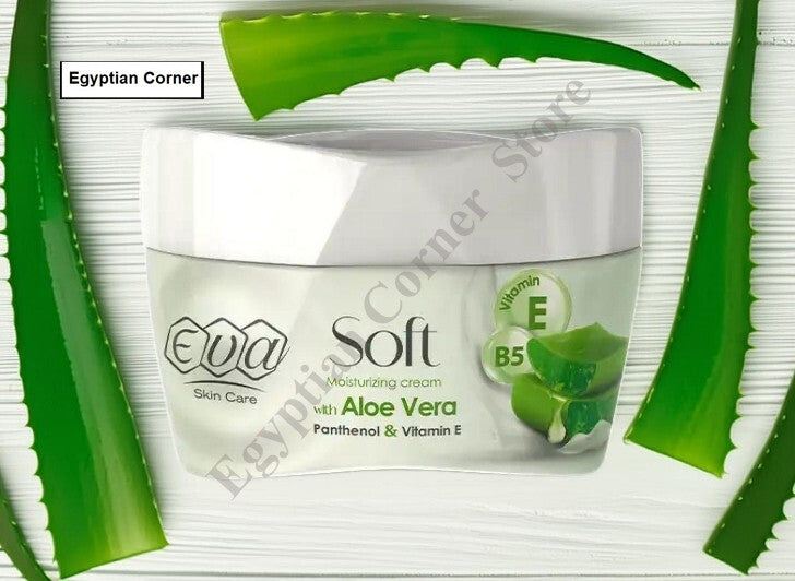 4x Eva Skin Moisturizing Cream With Aloe Vera Panthenol Extreme Soften Skin 50 g2