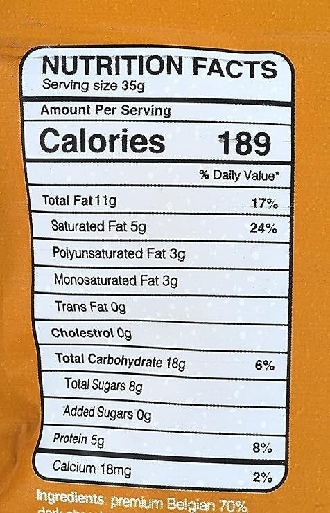 SCRUNCH BELGIAN CHOCOLATE WITH ALMOND Dark  6 x 150g/5.2 oz4