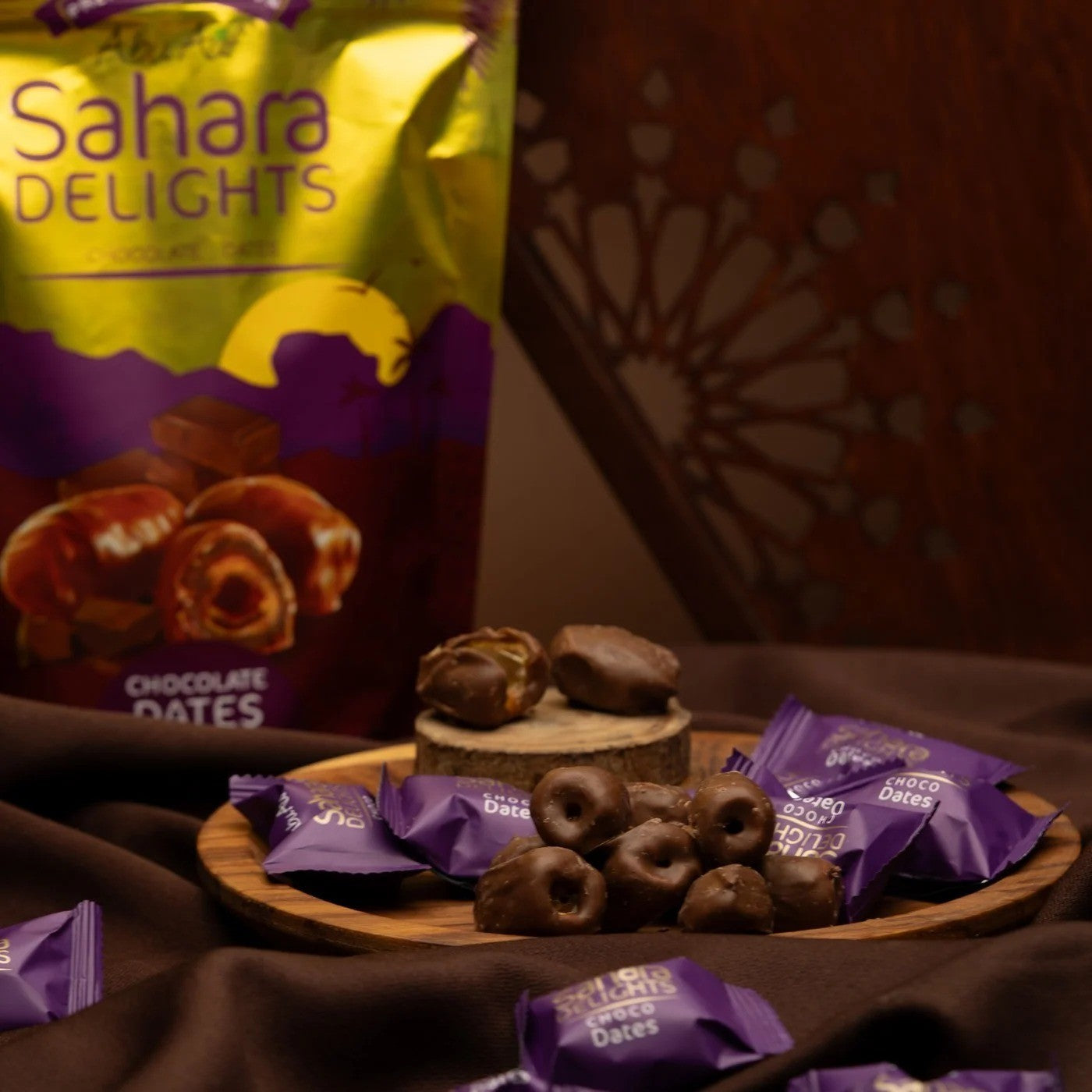 Abu Auf Chocolate Dates 3 Flavors With Almond, Dark Chocolate, &Plain 3 X 300 gm7