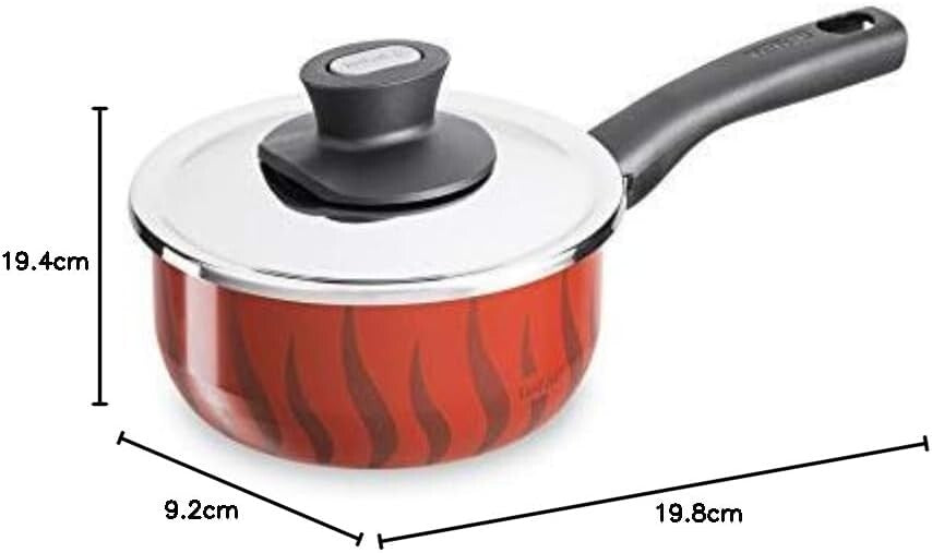 2 Tefal Tempo Flame Cooking Pan Set With Handle &Lid Non Stick Coated In France3
