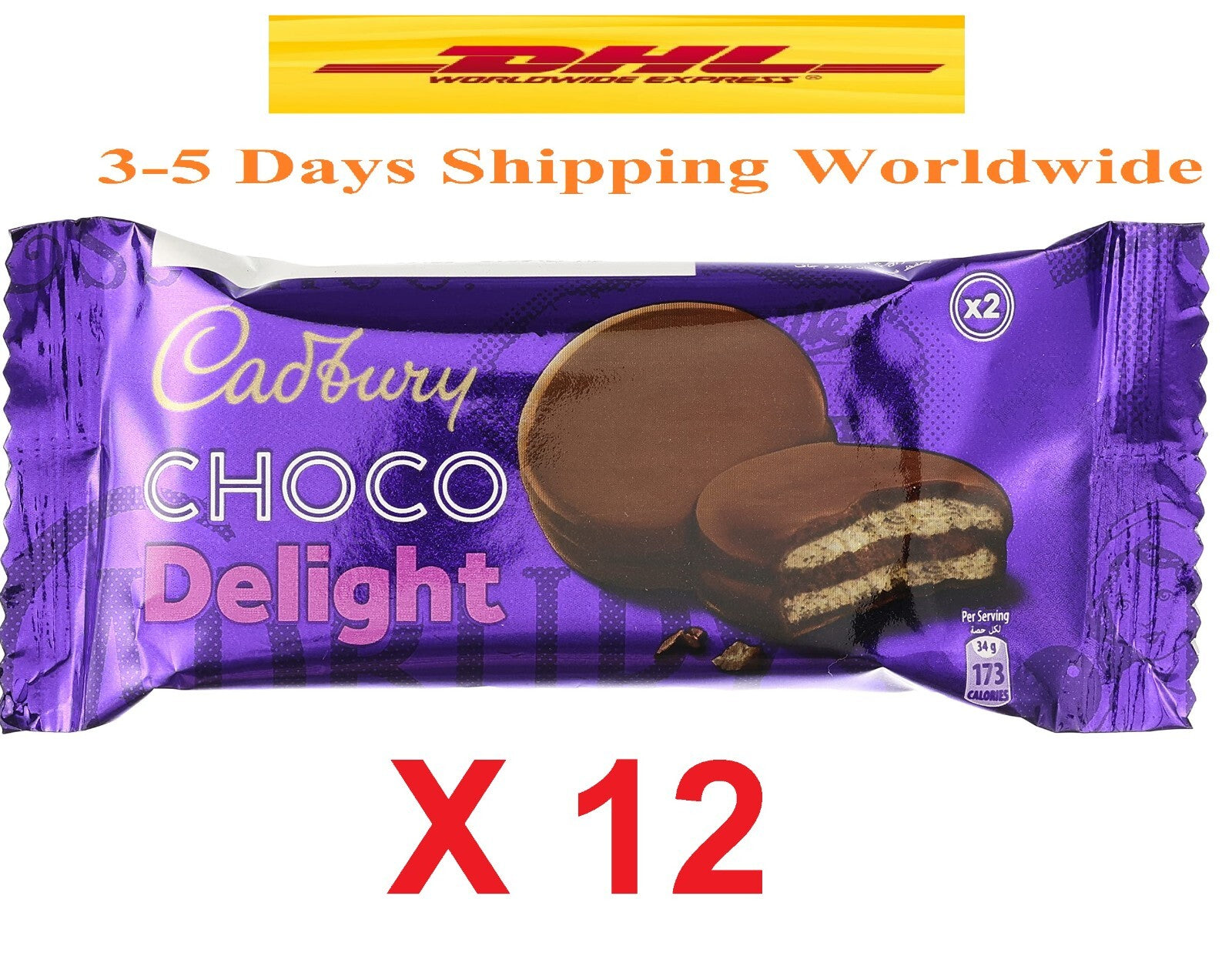 Cadbury Double Chocolate Delight Biscuits Milk Chocolate Coated Sponge Sandwich0