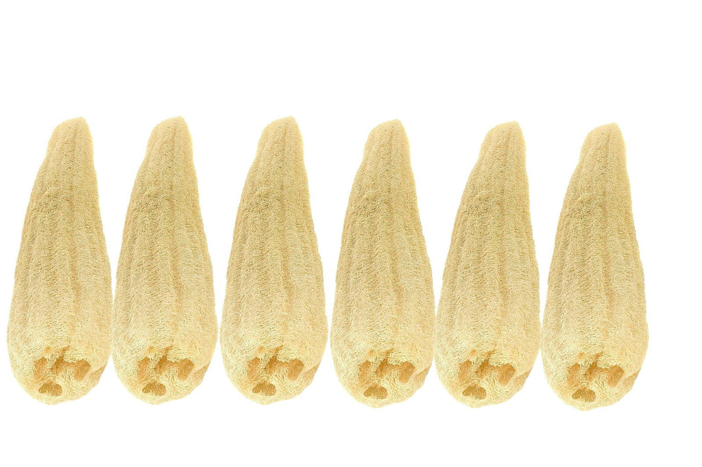 4 Extra Large Egyptian Loofah 100% Organic Body Scrubber Exfoliating Loofah 50cm4