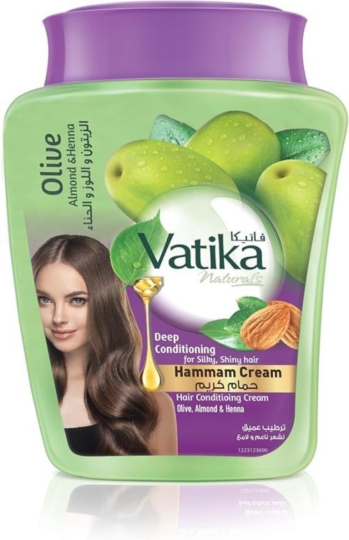 Vatika Hair Conditioner Cream With Henna Almond & Olive Oil  2 Box X 500 ml Each1