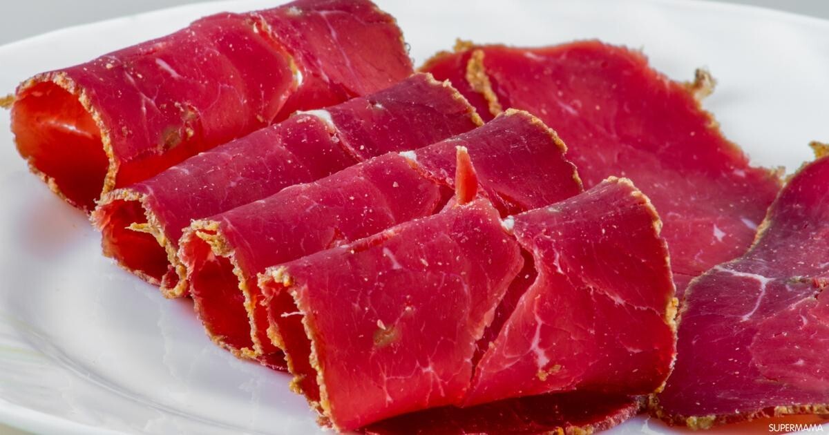 Egyptian Basturam Salted Dried Meat Vacuum Basterma Pastirma 1200g بسطرمة فاكيوم1