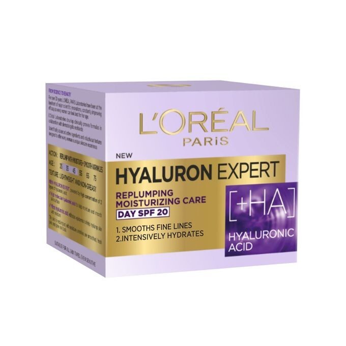 2x L'Oreal Paris  Hyaluron Expert Replumping Moisturizing Day Cream SPF 20- 50ml2