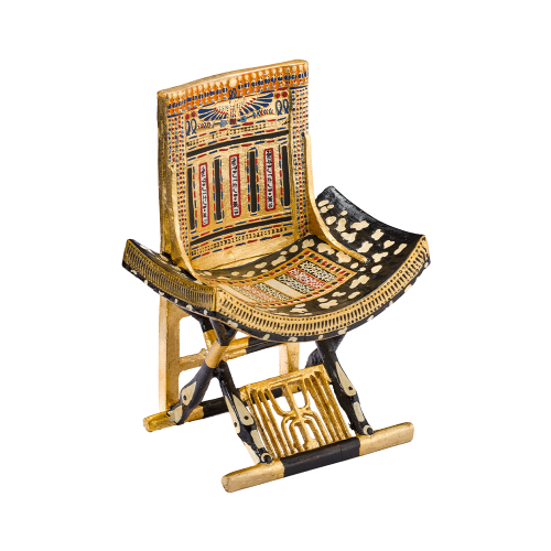 Ceremonial Chair Of King Tutankhamun Finely Detailed Museum Replica Certificate1