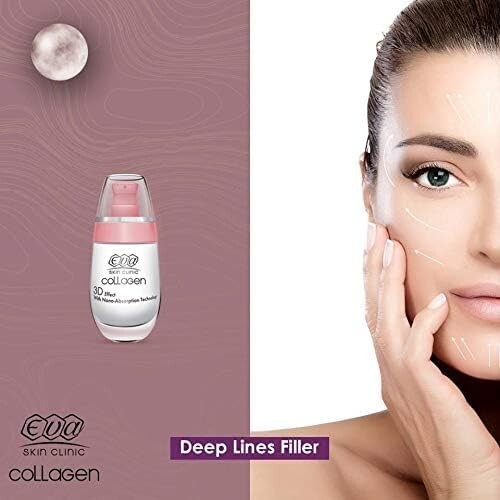 50 ml Eva Anti Ageing Collagen Deep Lines Filler 3D Effect Cream Nano Tech 40+‎1