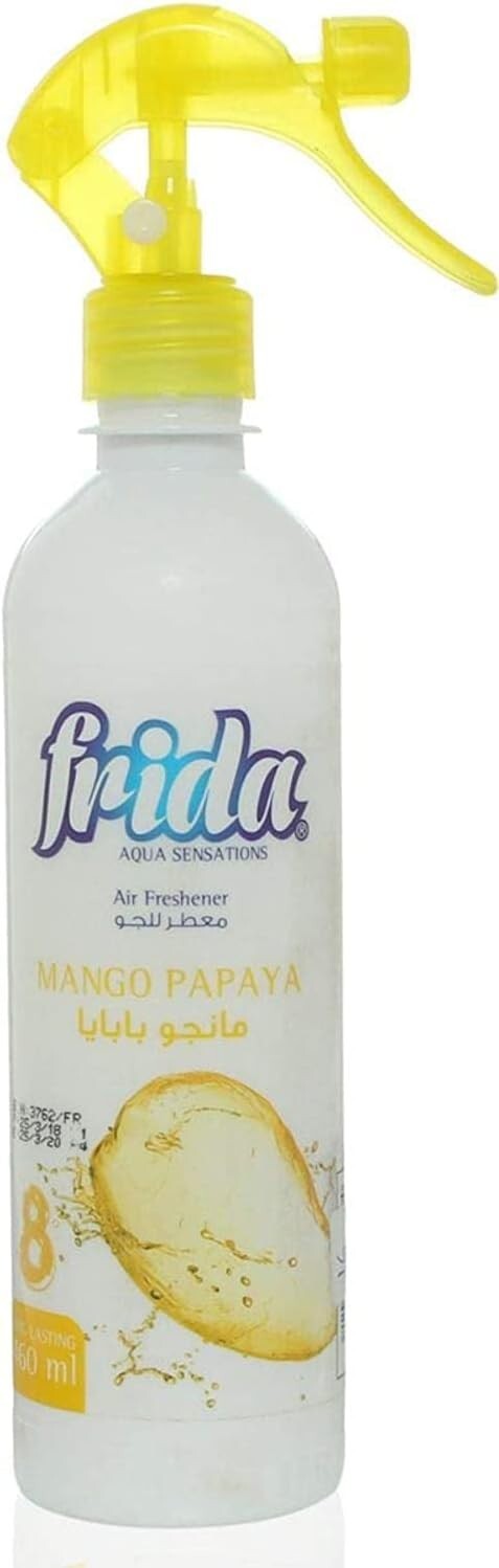 2 Frida Spray Air Freshener Long Lasting Mango Papaya Scent Aqua Sensation 460ml1