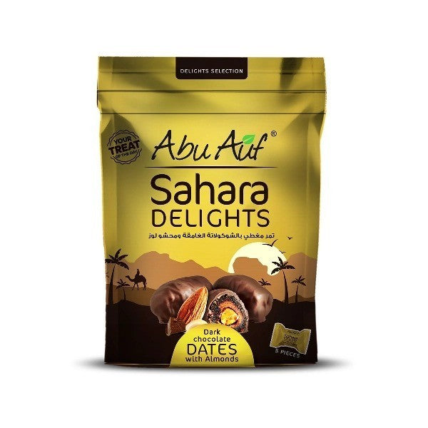 Abu Auf Dark Chocolate Dates With Almonds High Quality  4 X 300 g Fast Shipping7