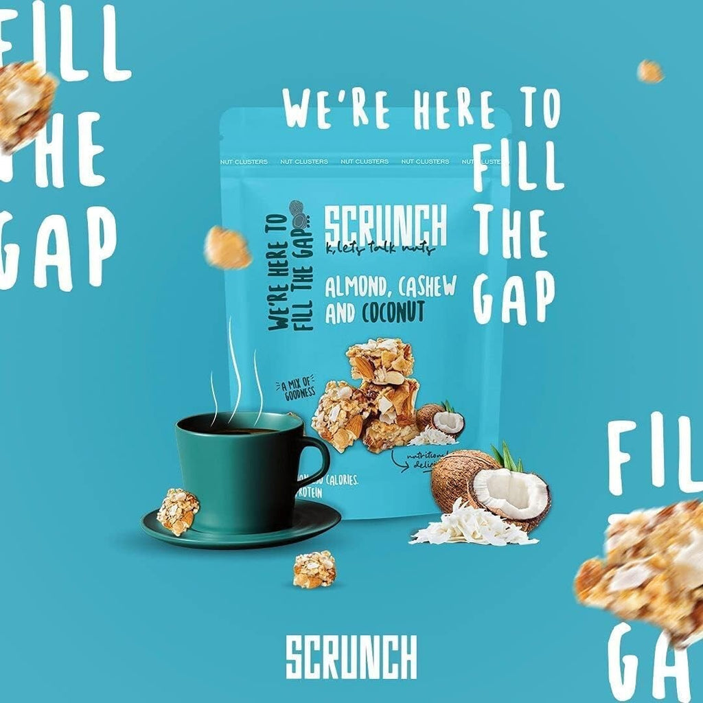 Scrunch Almond, Cashew & Coconut  5x 200g/7 oz6