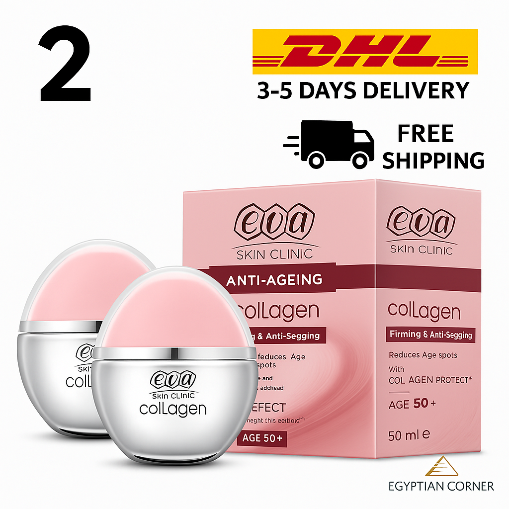 Eva Skin Clinic Anti Aging Cream Collagen Anti Sagging 3D effect Age 50+ 2X50 ml0