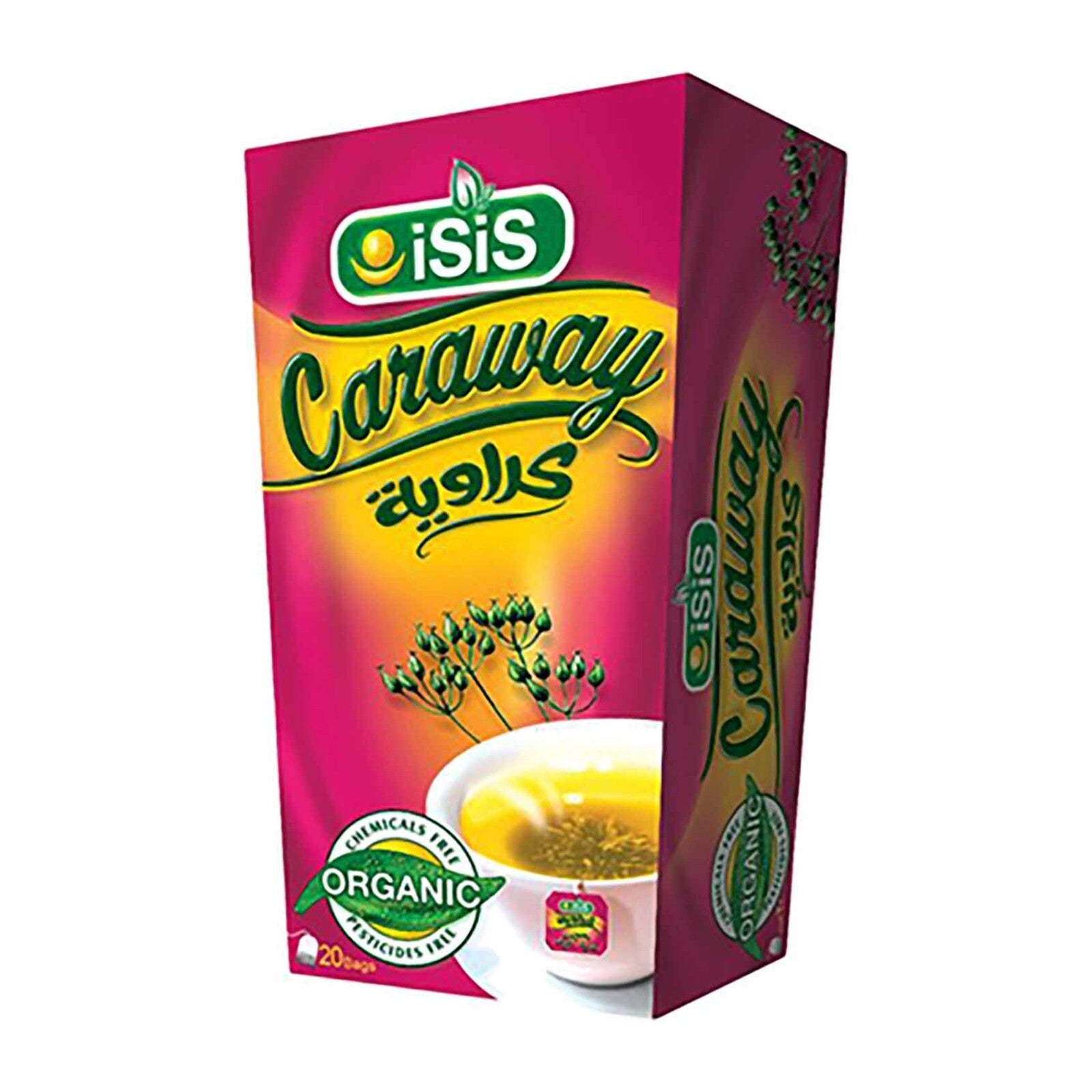 Isis Organic Karaway Tea Egyptian Calming Natural Herbal Tea 100 Bags كراوية3