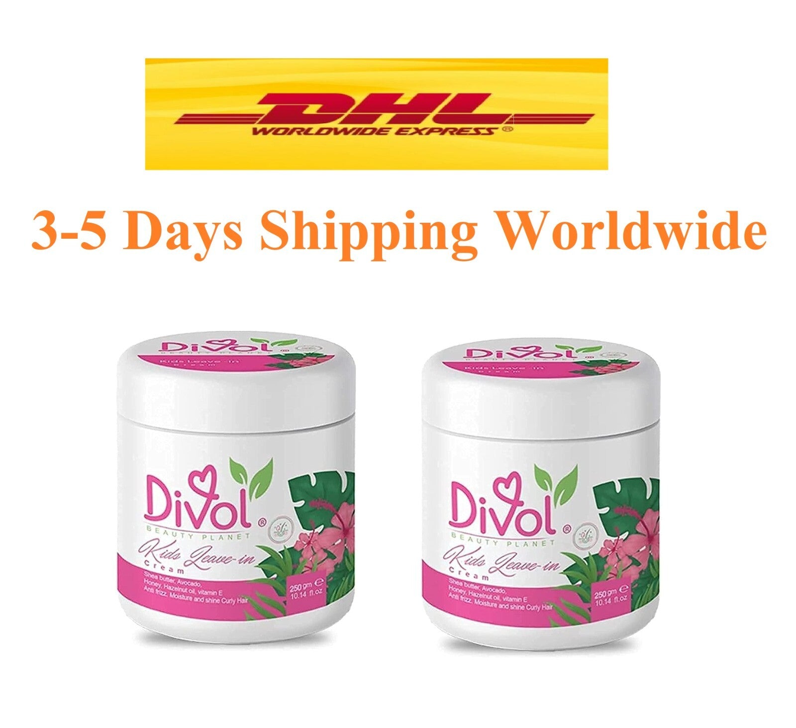 2X Divol Hair Cream For Kids Natural Growth &Strength Nourish Smoothing Curls0