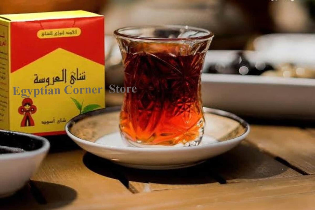 6X El Arosa Dust Black Tea Egyptian Tea Powder 250 gm شاي العروسة الأسود الناعم5