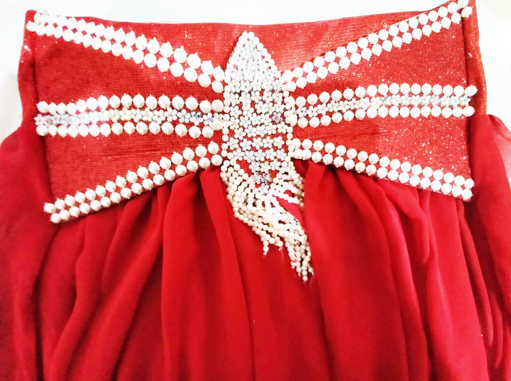 Professional Red Belly Dance Costume Traditional Egyptian Style Skirt Bra& Scarf4