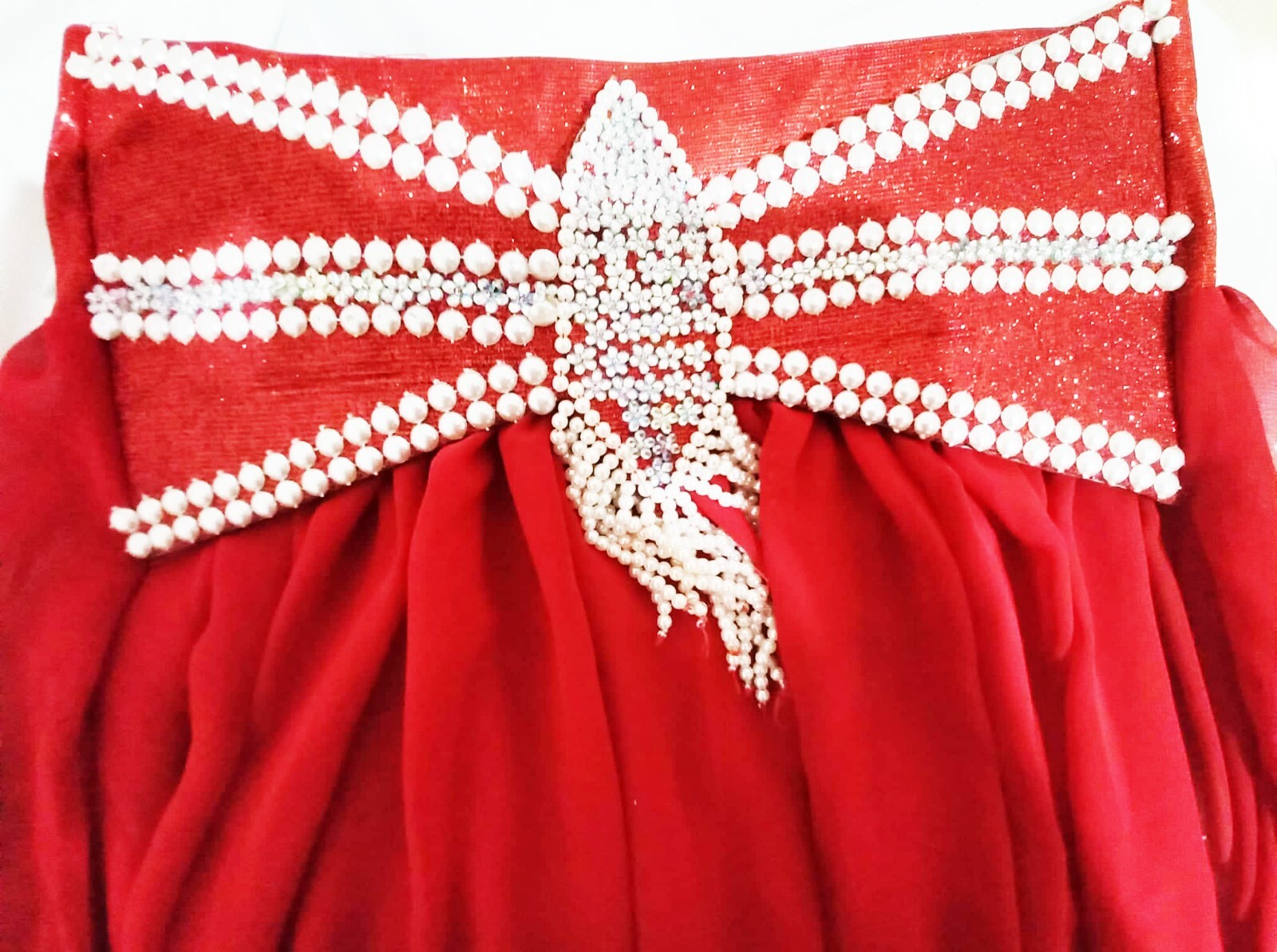 Professional Red Belly Dance Costume Traditional Egyptian Style Skirt Bra& Scarf4