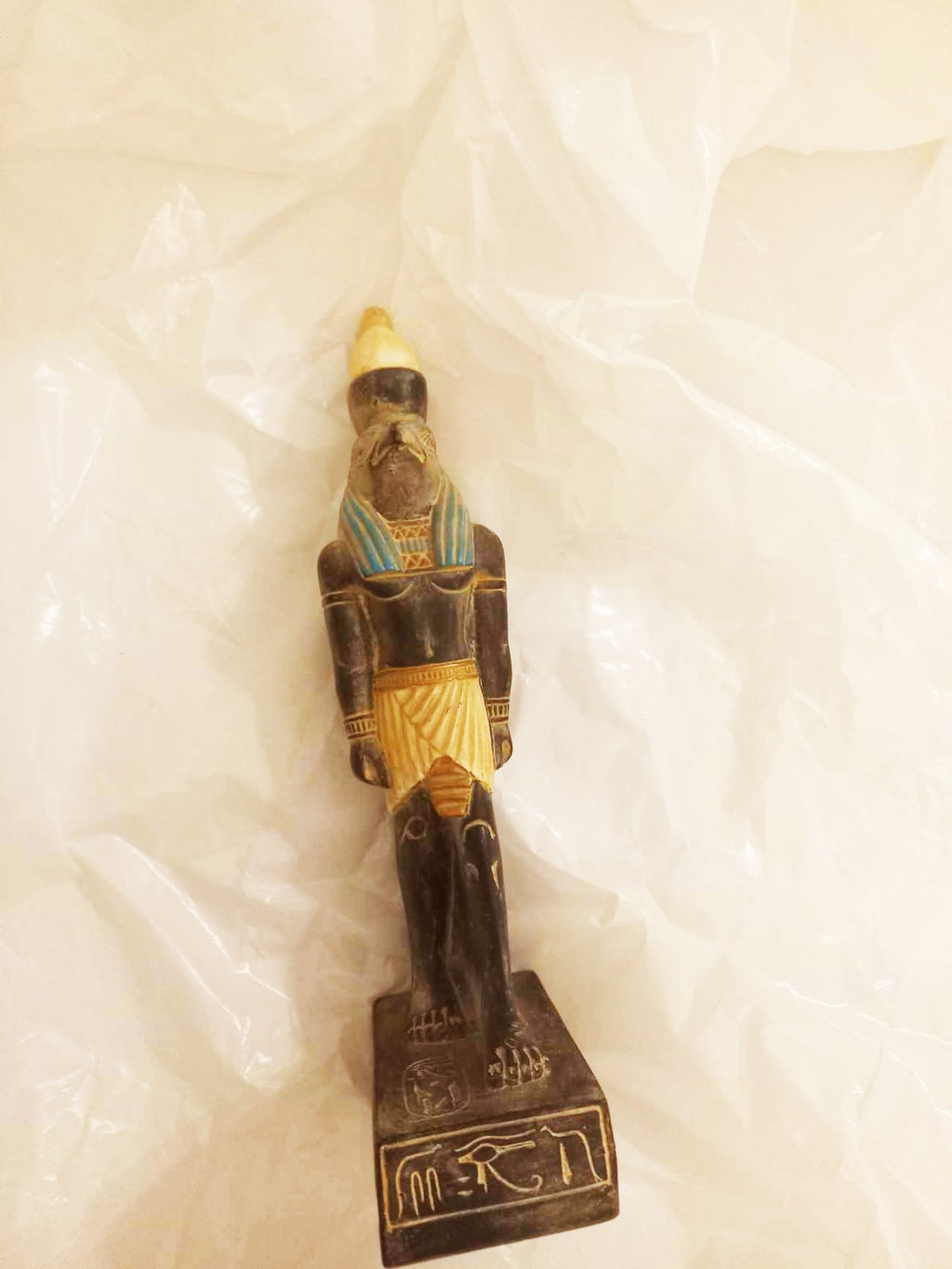 Ancient Egyptian King Horus Pharaonic Statue Handmade Stone Antique Meduim Size3