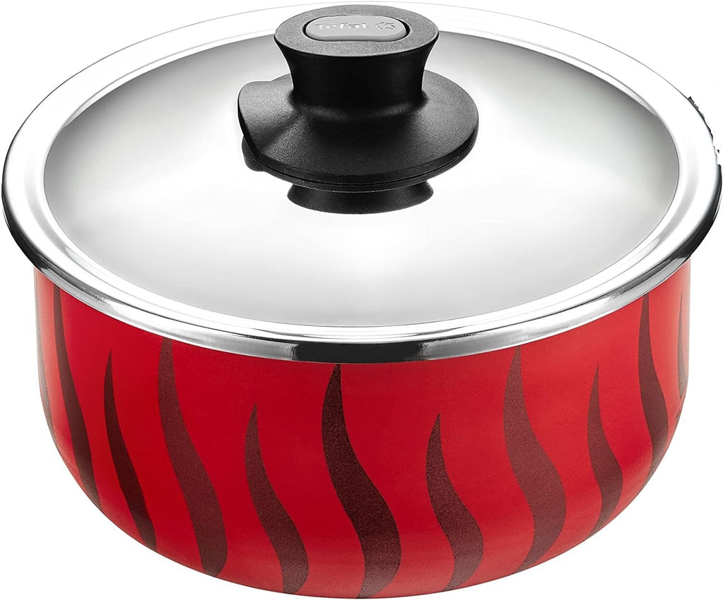2 Tefal Tempo Flame Cooking Pan Set With Handle &Lid Non Stick Coated In France2