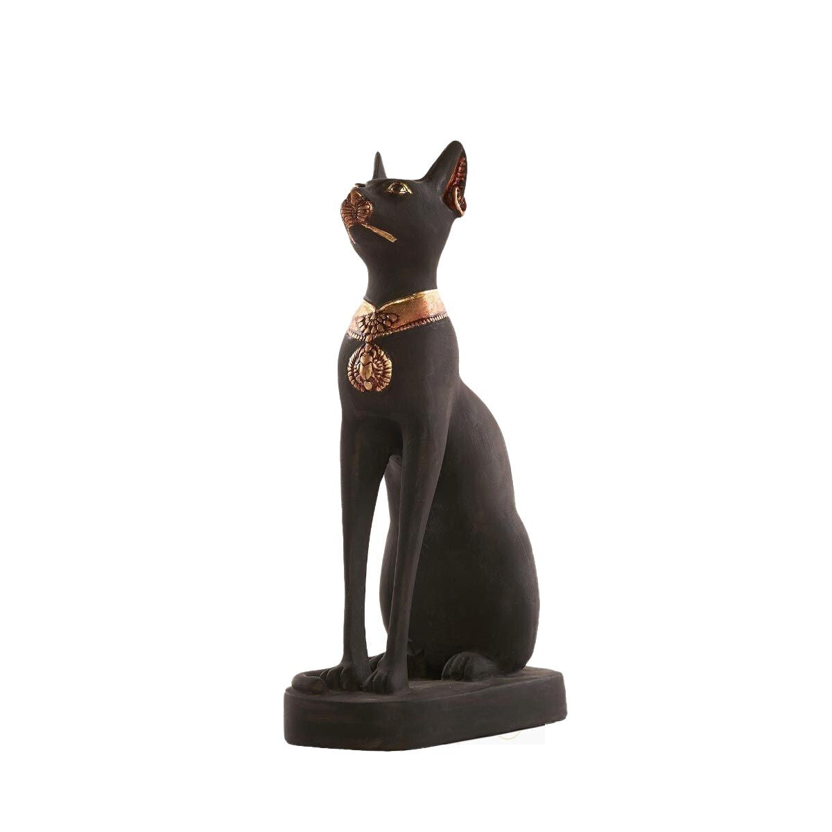 Black Bastet Cat Ancient Egyptian Goddess Statue Museum Replica With Certificate6