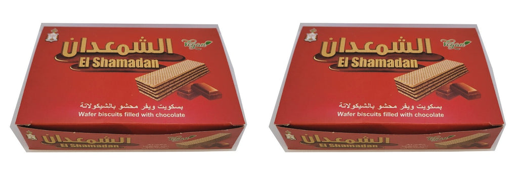 El Shamadan Egyptian Wafer Biscuits With Chocolate 24 Piece شوكولاتة الشمعدان0
