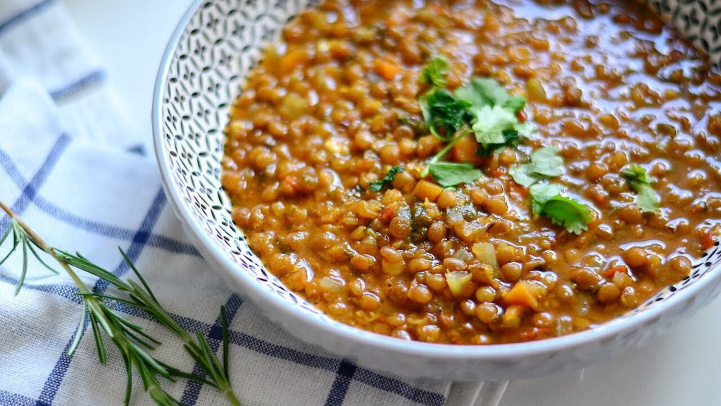 Brown Lentils High Quality Packed legumes Oriental Food 1 Kg 2.2 Ib. عدس بجبة4