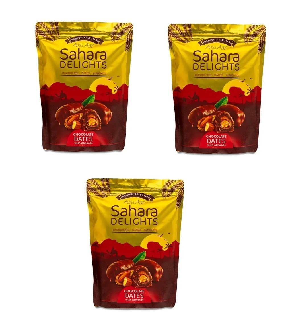 Abu Auf Chocolate Covered Dates Stuffed With Almonds Premuim Quality 3 X 300 g1