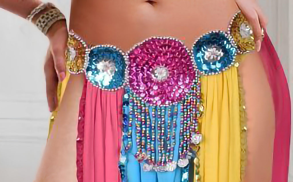 Belly Dance Costume Colorful Tassel Embroidered Bra Long Skirt Egyptian Handmade5