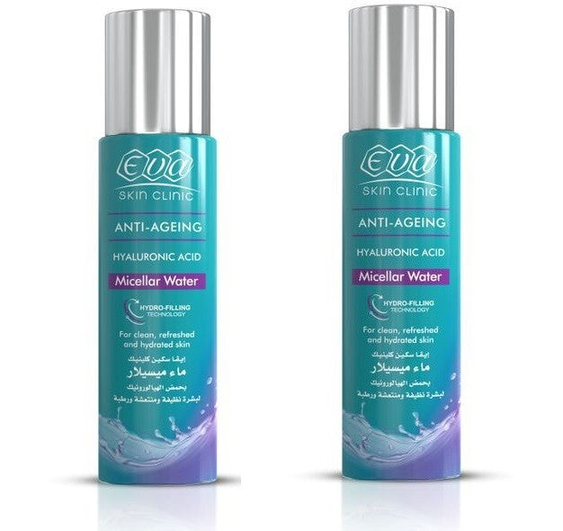 2X Eva Anti Ageing Hyaluronic Acid Micellar Water Moisture Smooth Lines 200ml0