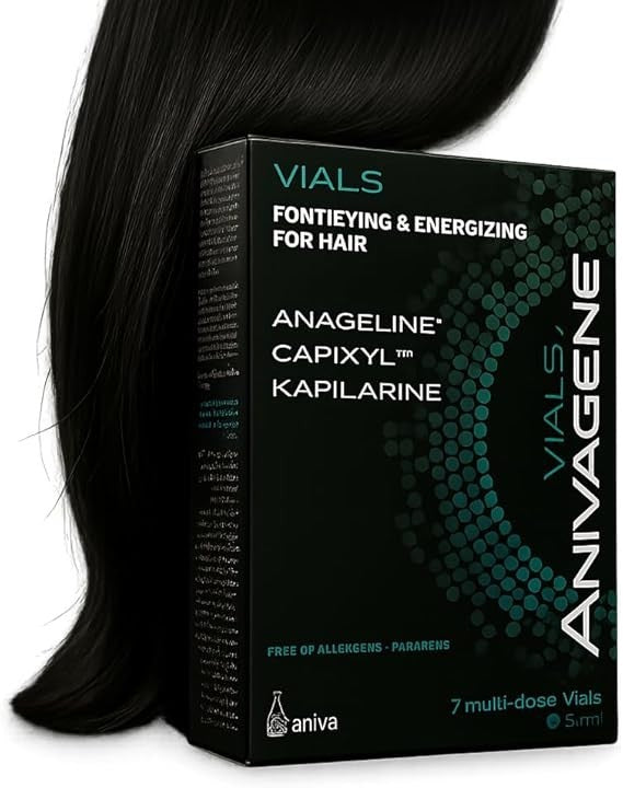 Anivagene Vials Fortifying & Energizing Ampoules For Hair 7dose 5ml Strong Hair7