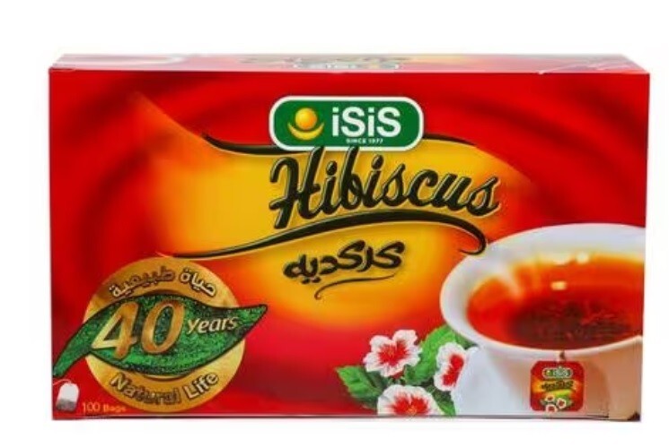 600 Tea Bags Isis Egyptian Hibiscus Herbal  Organic All Natural ايزيس كركدية5