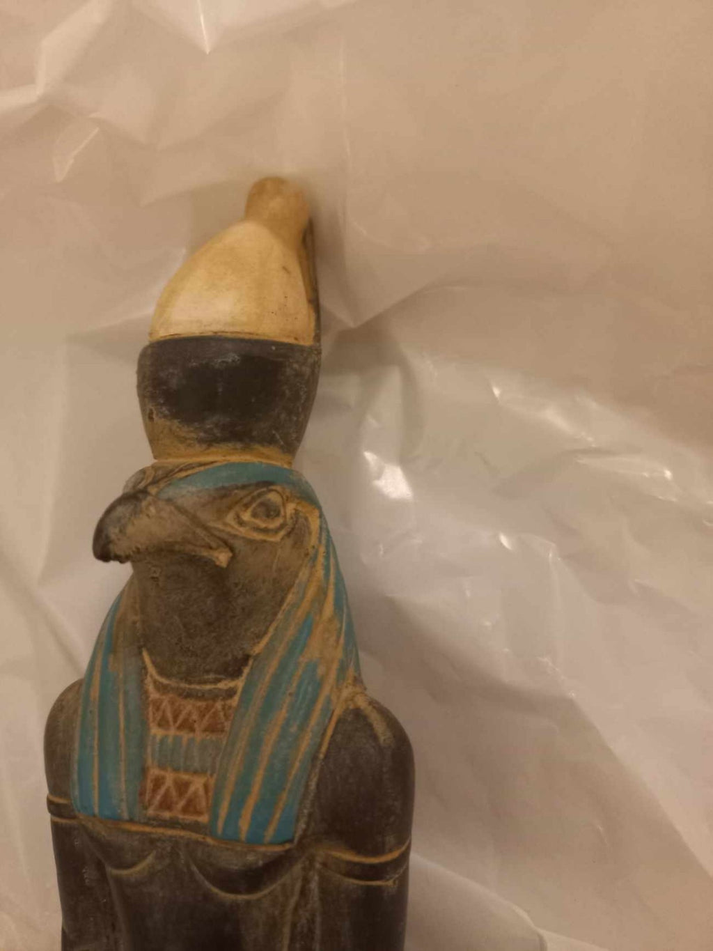 Ancient Egyptian King Horus Pharaonic Statue Handmade Stone Antique Meduim Size9