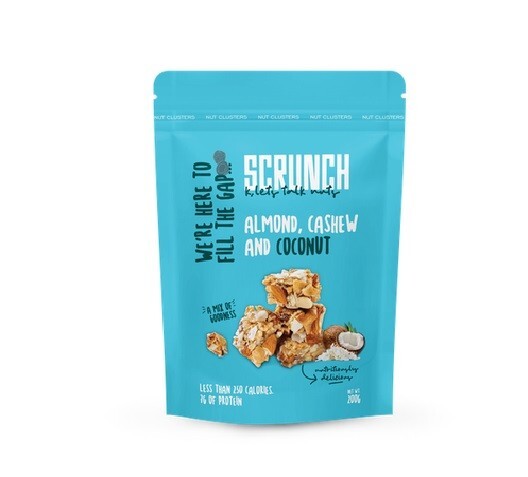 Scrunch Almond, Cashew & Coconut  5x 200g/7 oz1