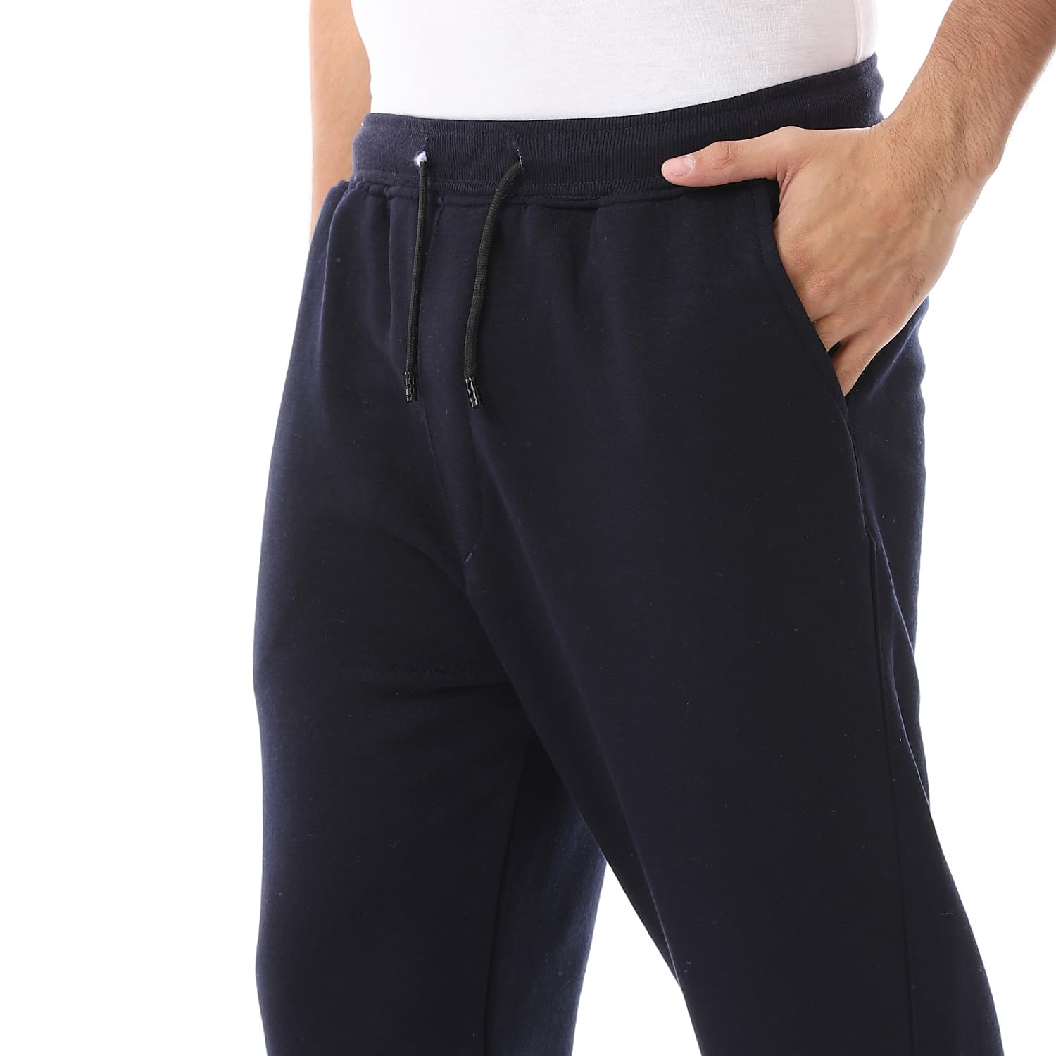 Andora Mens Slash Pockets Elastic Waist Sweatpants Pants